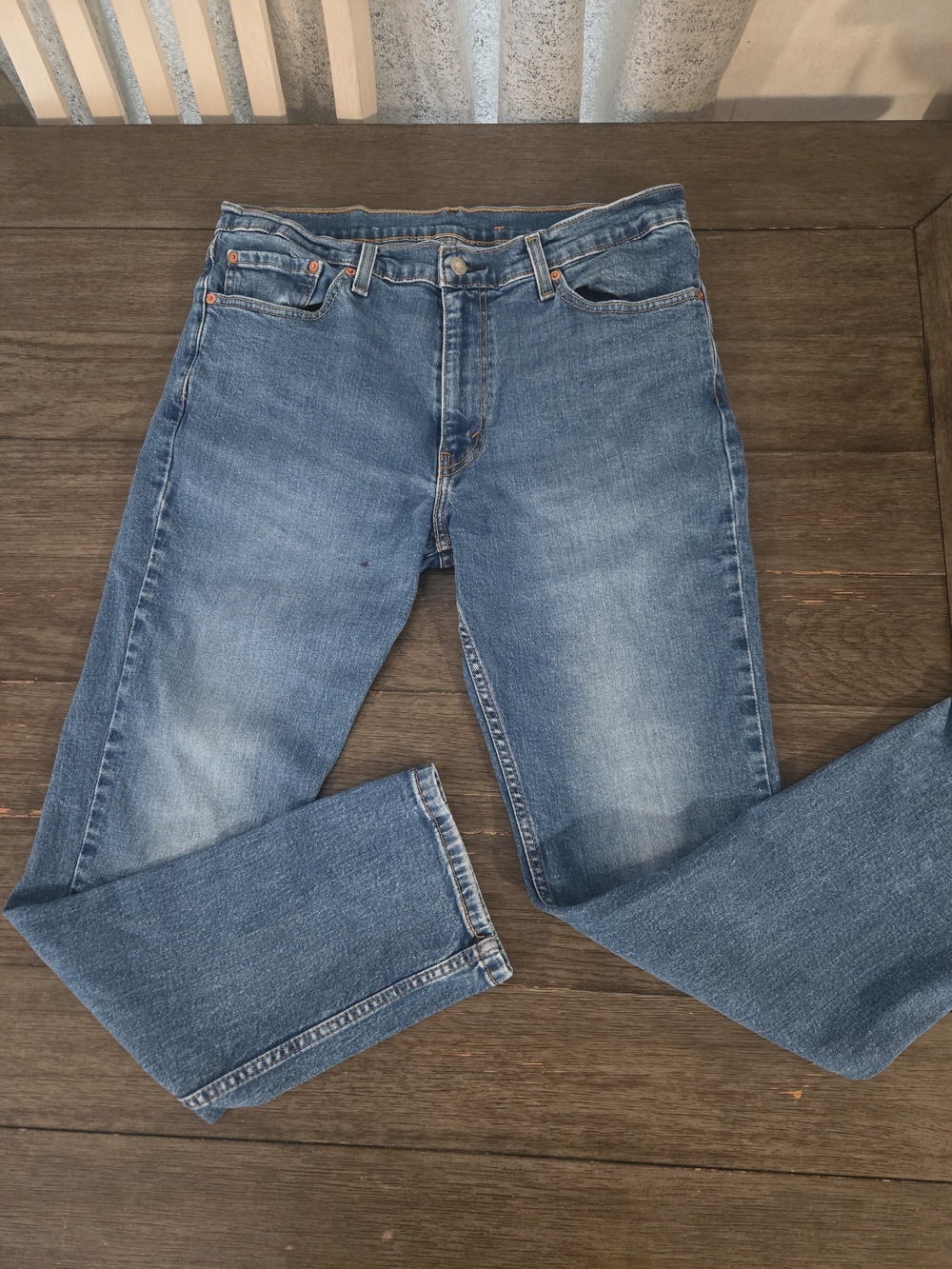 Levi's 511 Slim Fit Blue Denim Men's Jeans W36 L30 Water Less Stretch Lot 04511